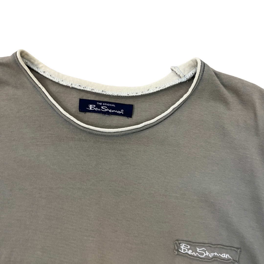 Size Medium Ben Sherman Grey T-Shirt