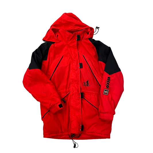 Size Small No Where Vintage Red Ski Coat